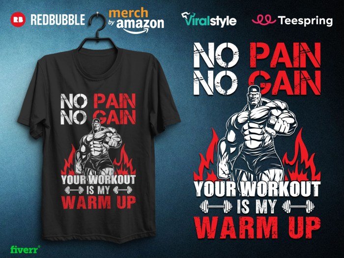 Gym fitness t shirt