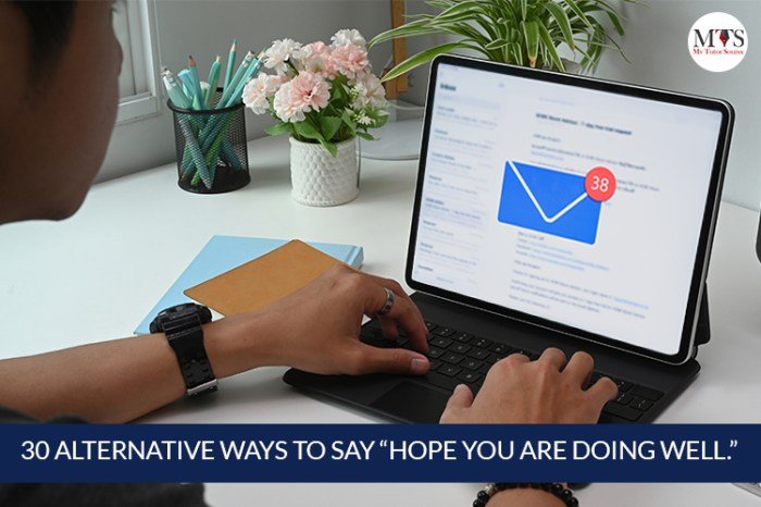 Hope this email finds you in good health