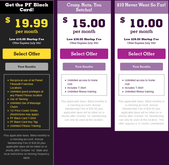 Planet fitness stop membership