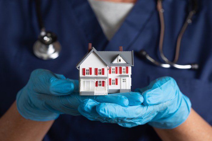 At home health care