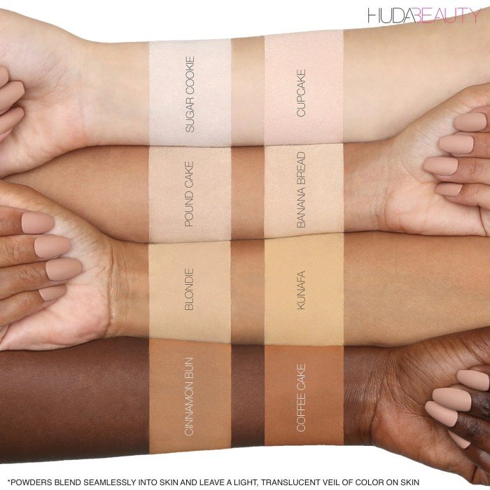 Huda bake pound blondie suelto 20g polvo kunafa mimelon