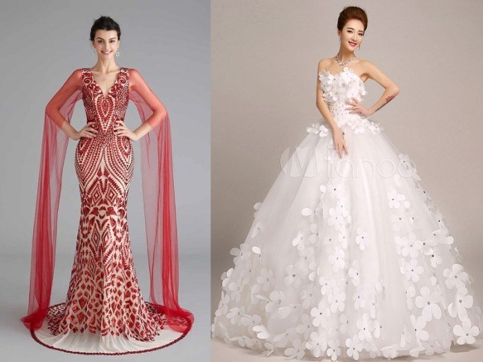 Beauty contest dresses