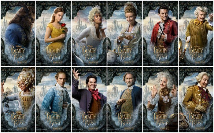 Beauty and the beast live action movie cast