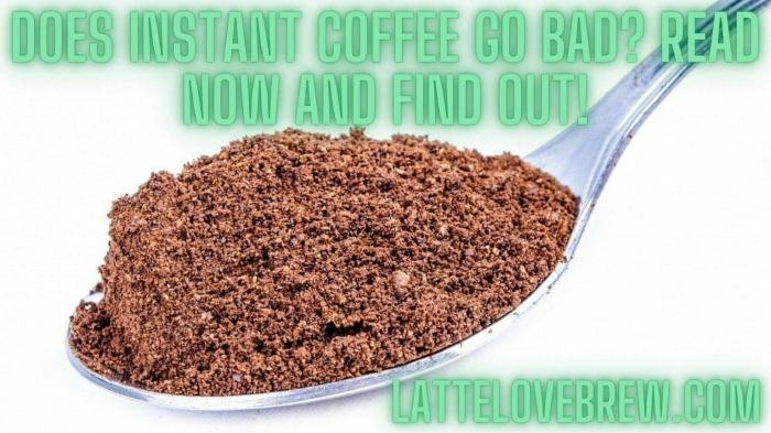 Is instant coffee bad for health
