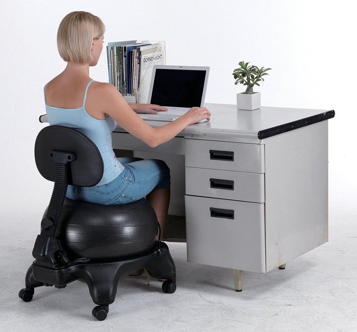 Fitness chair ball