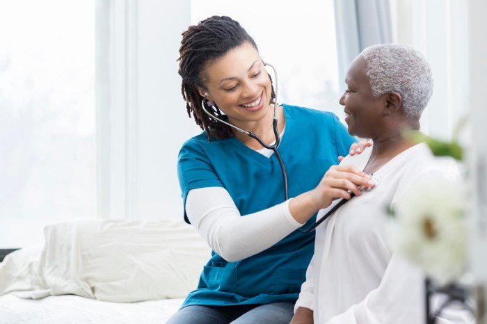 At home health care