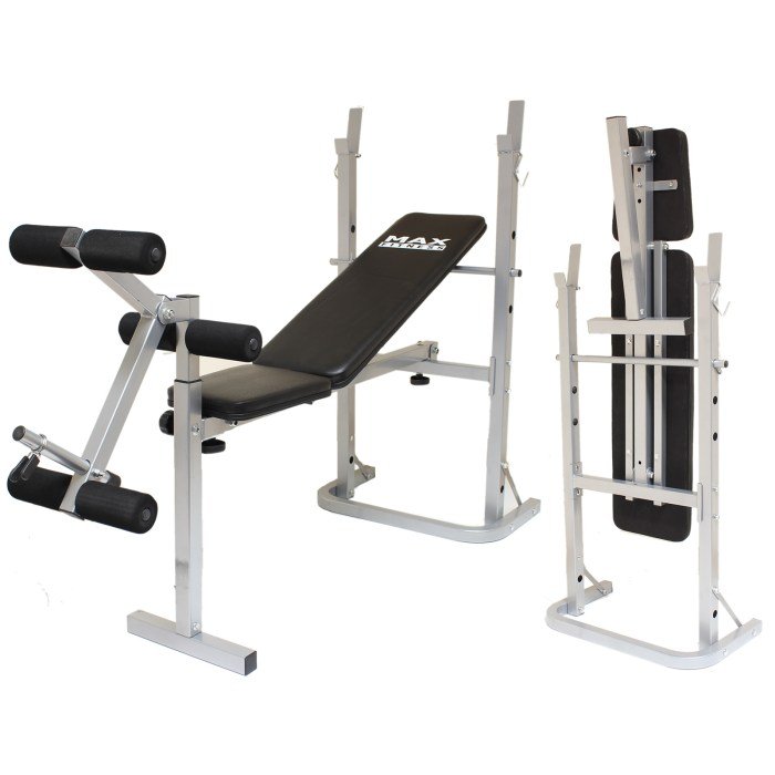 Bench weight folding gym workout press lift fitness max lifting chest exercise ab ex display sale angles backrest