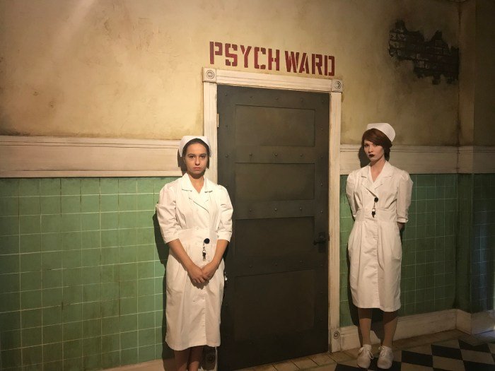 Ward psych outside nurses escape
