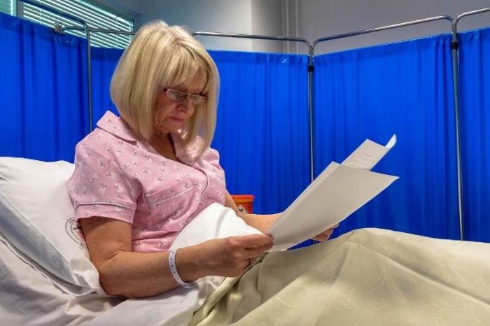 Patients simulated work