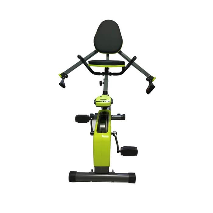 Recumbent bike exercise close