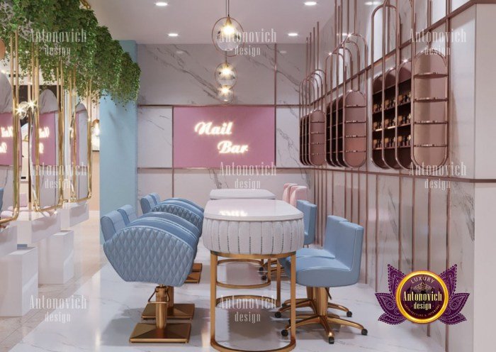Beauty inside salon