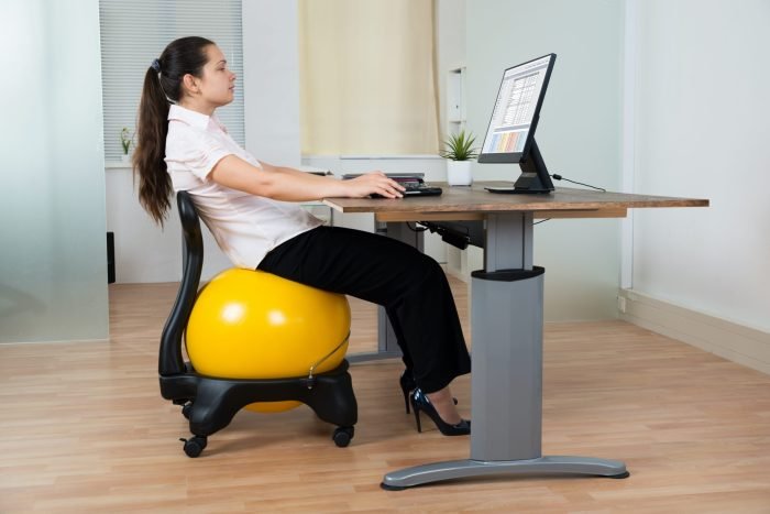Ball fitness chair