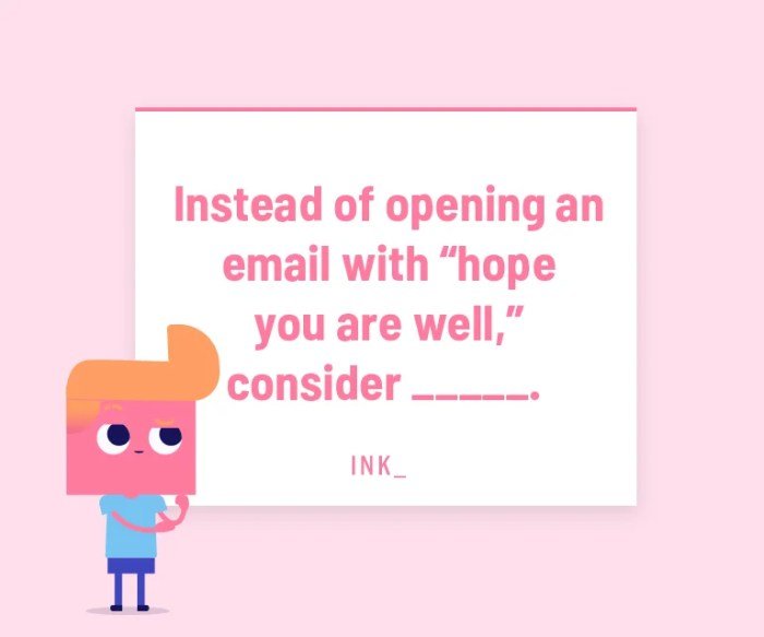 Hope this email finds you in good health
