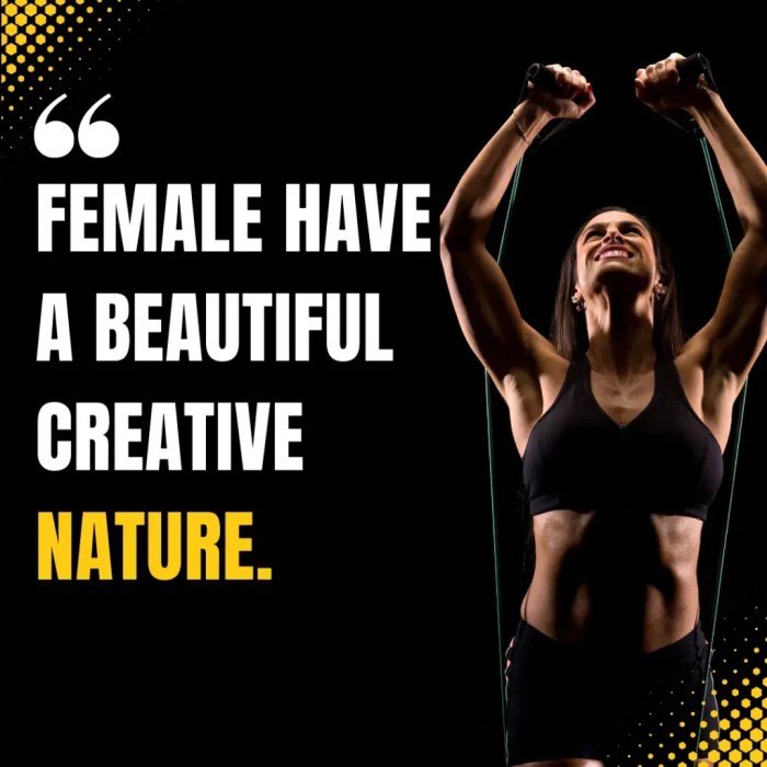 Fitness female quotes