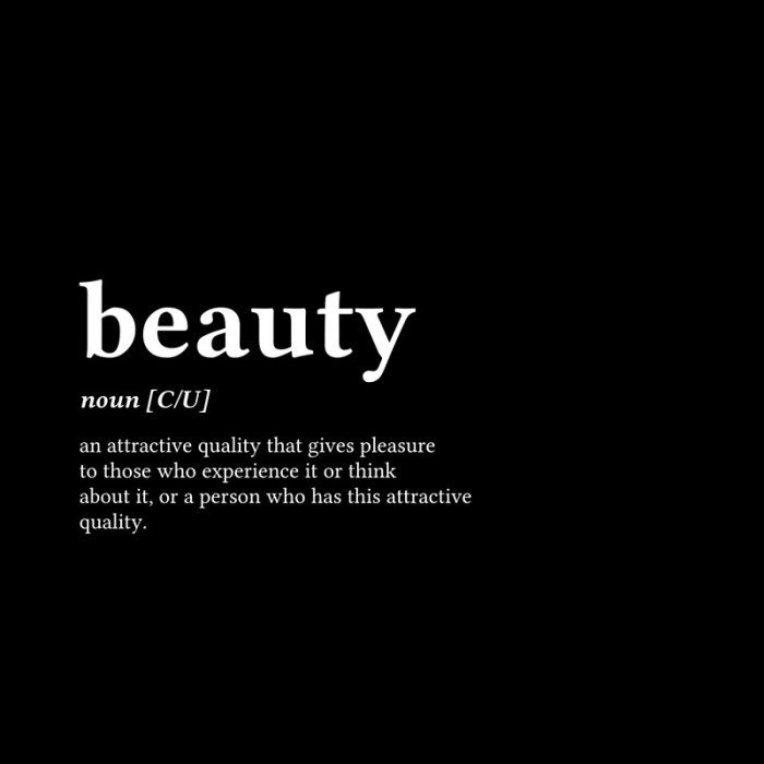 Formless beauty