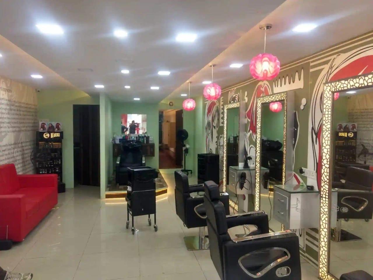 Salon hair plano tx modern interior