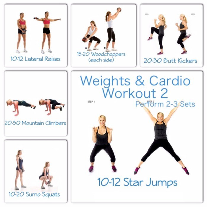 Fitness hiit workout