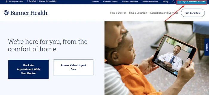 Portal bannerhealth alert system description