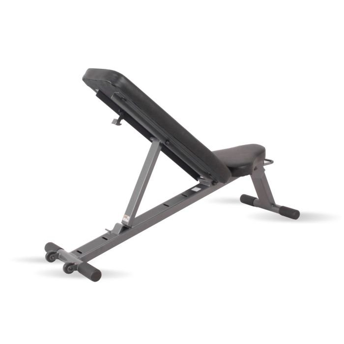 Folding fitness bench