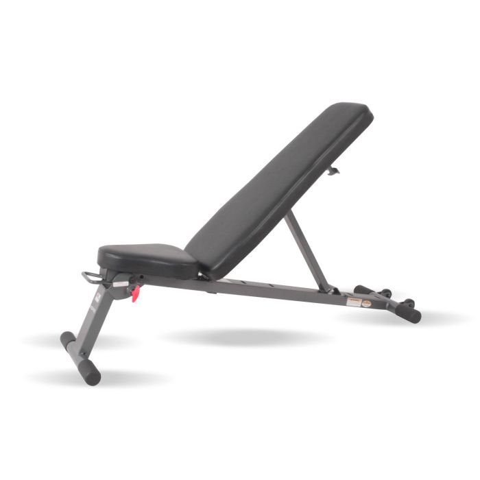 Folding fitness bench