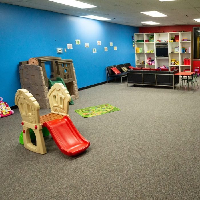 Fitness center with childcare near me