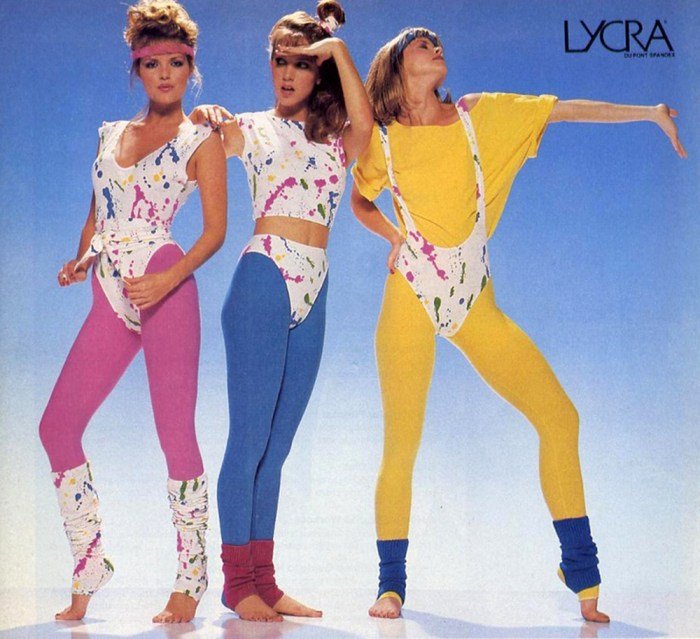 80s fitness outfit