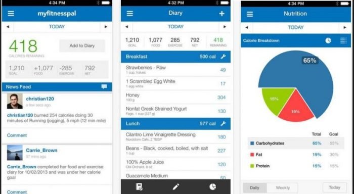My fitness partner app