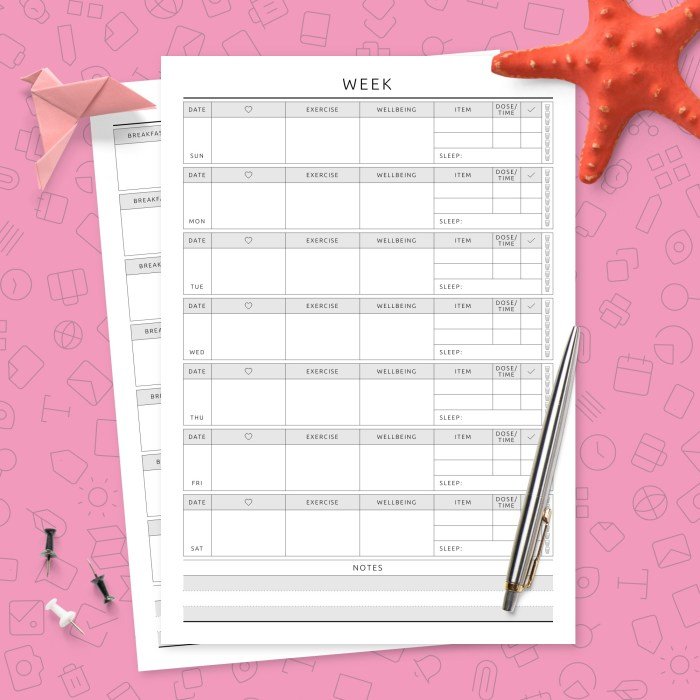Fitness planner