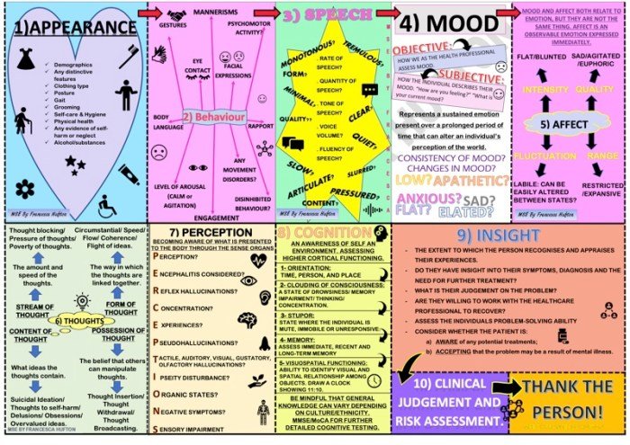 Mental health examination example