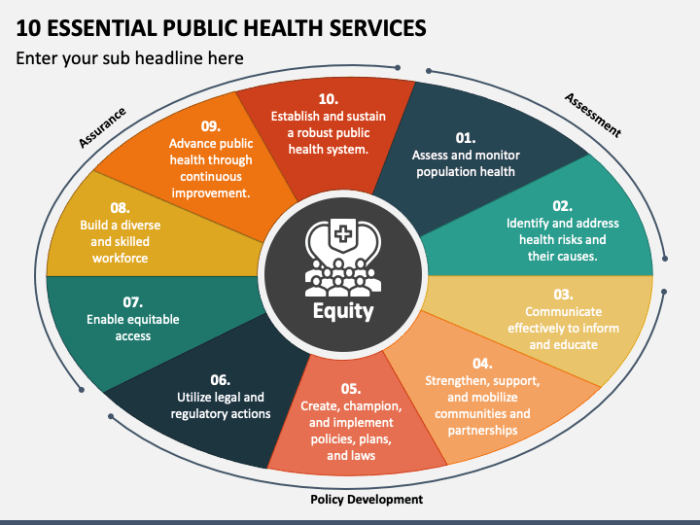 Health public essential services overview