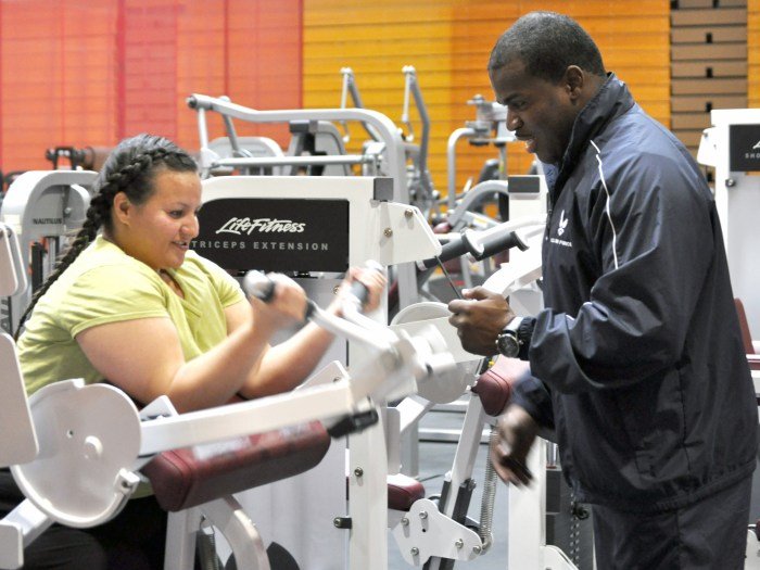 Jimmy brought fitness center