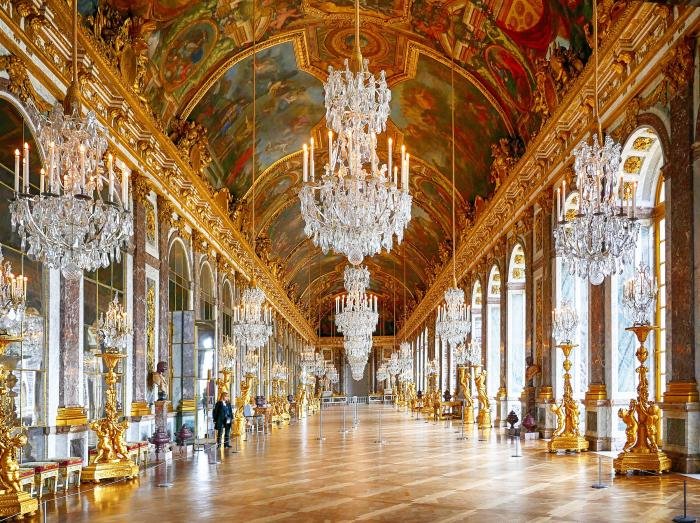 Palace standing woman room beautiful historical elegant preview