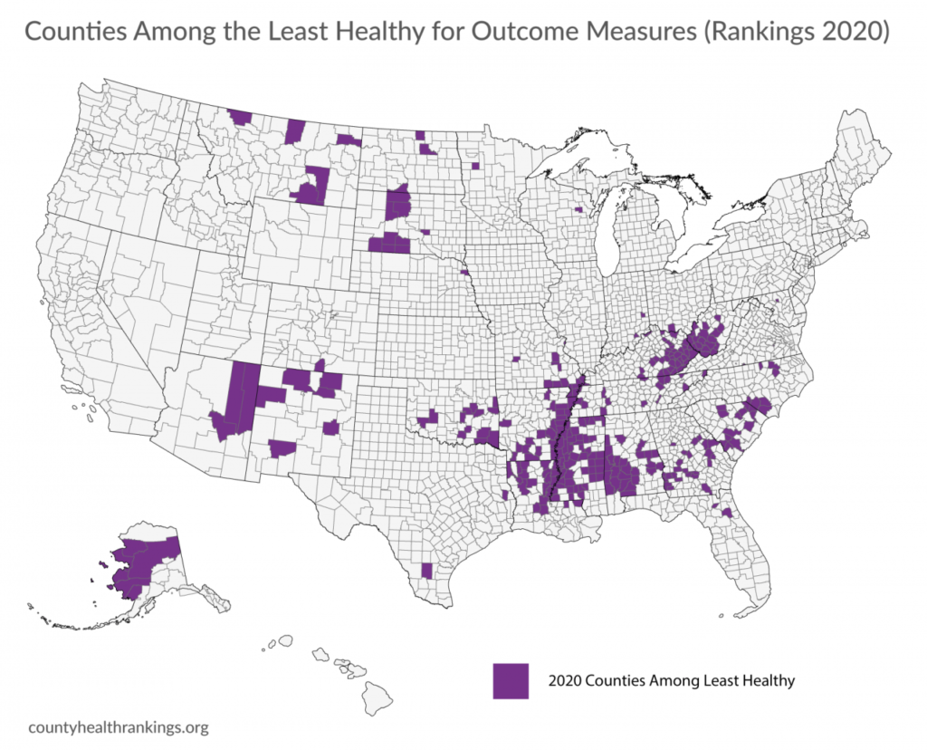 Health county rankings key findings report progress factors