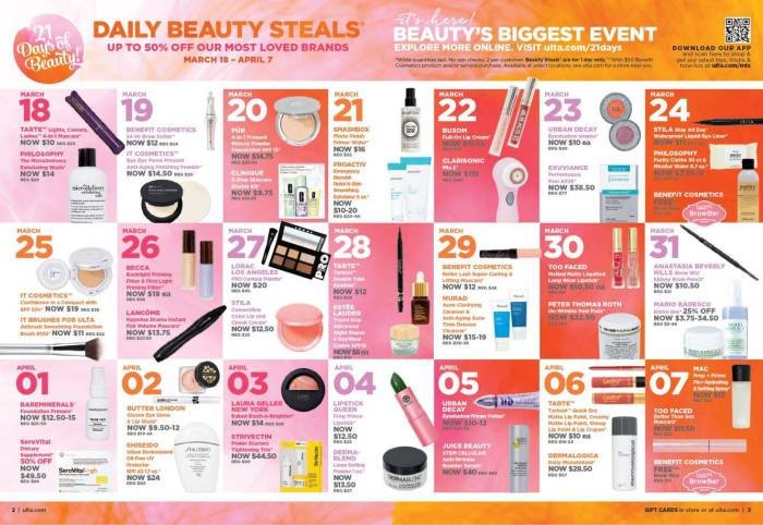 Ulta 21 days beauty