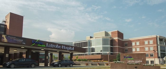Westmoreland hospital map