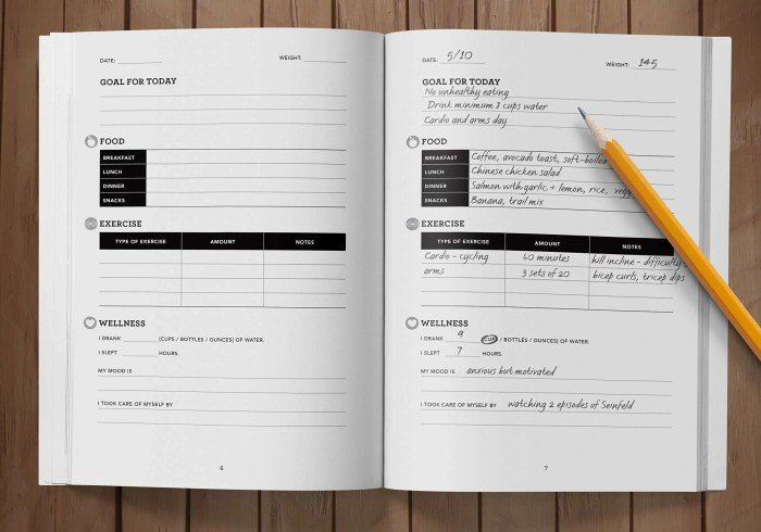 Fitness journaling