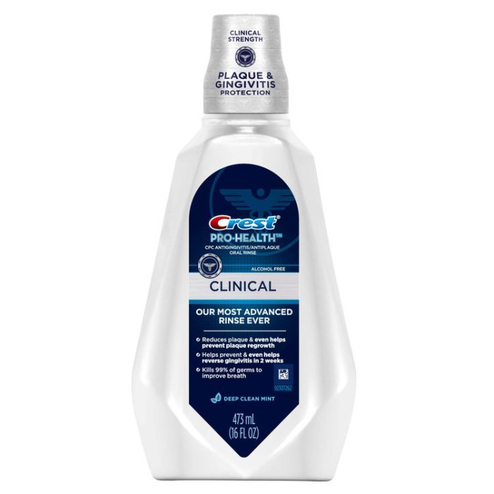 Crest pro health rinse