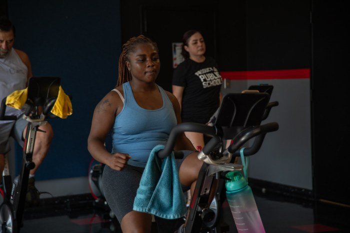 Jimmy brought fitness center