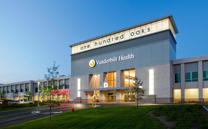 Vanderbilt health one hundred oaks