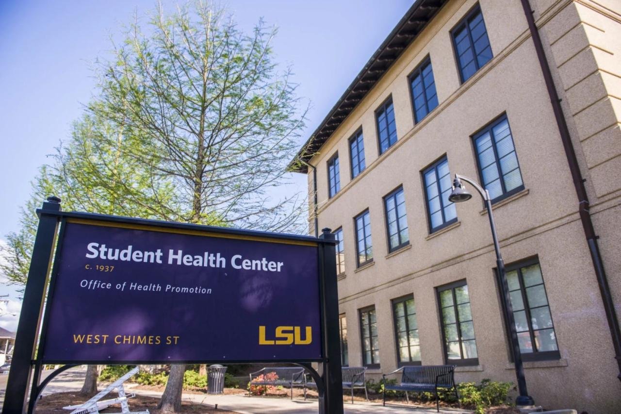 Lsu health student center grok appointments overview