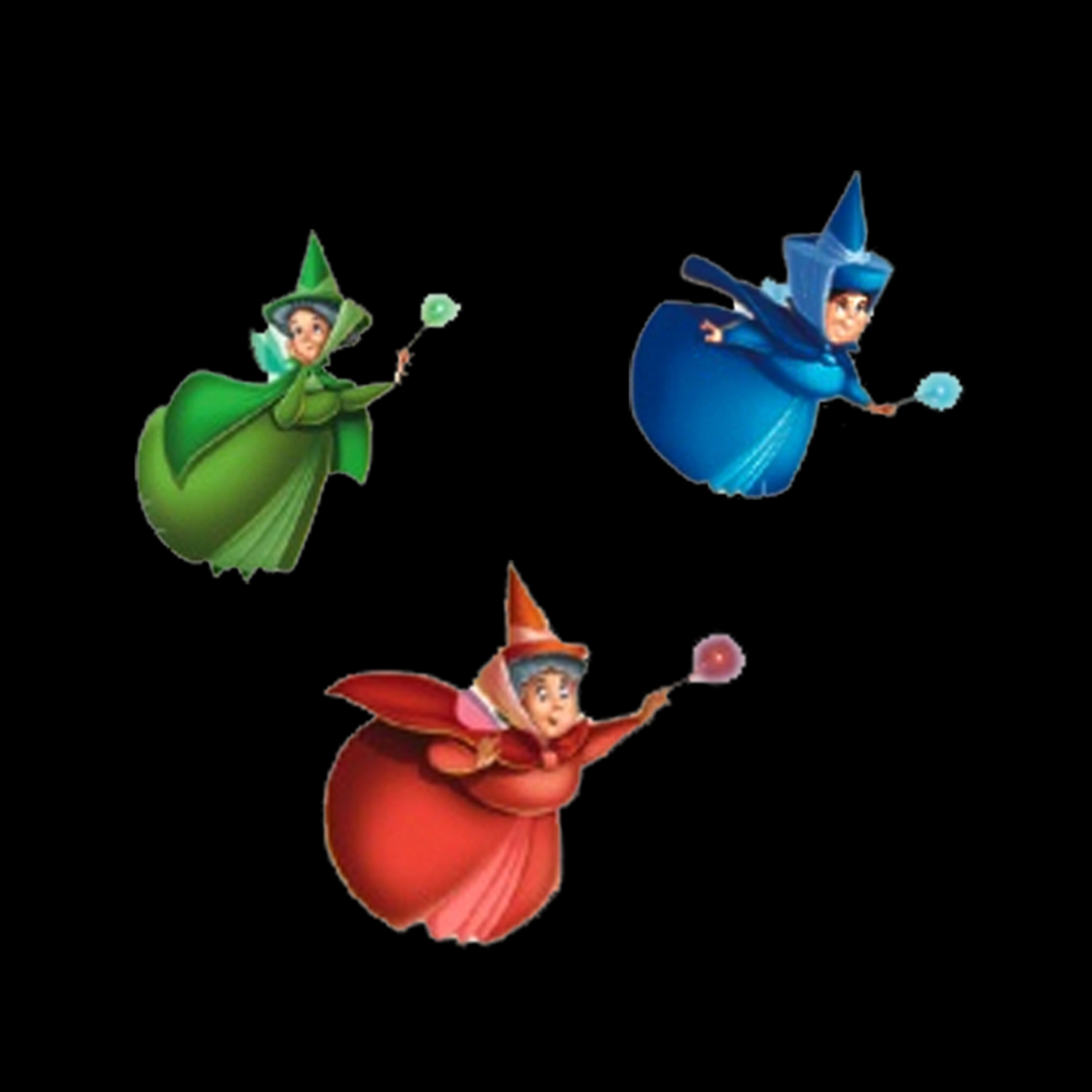 Sleeping beauty fairy godmothers