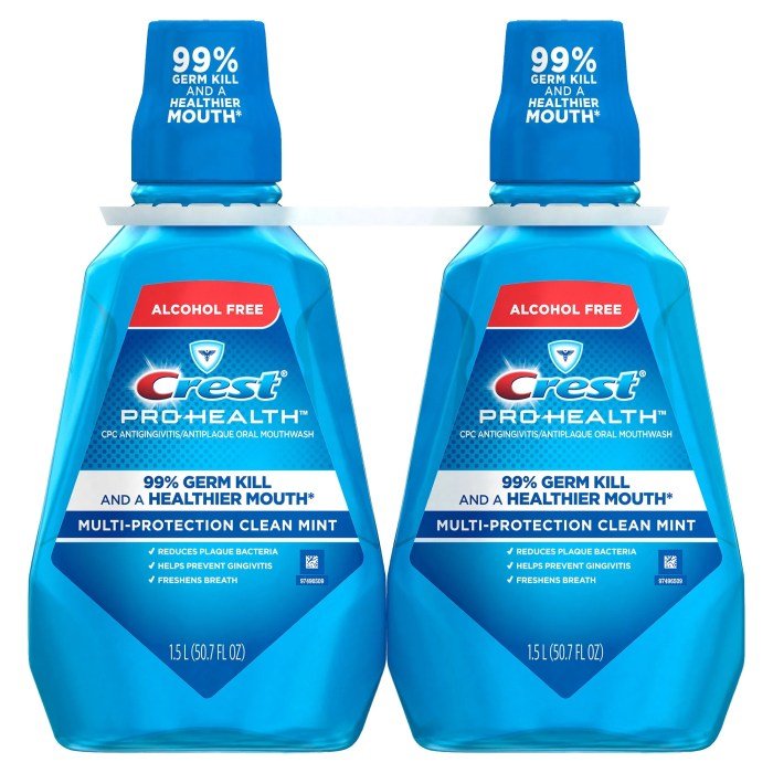 Mouthwash crest pro health walmart