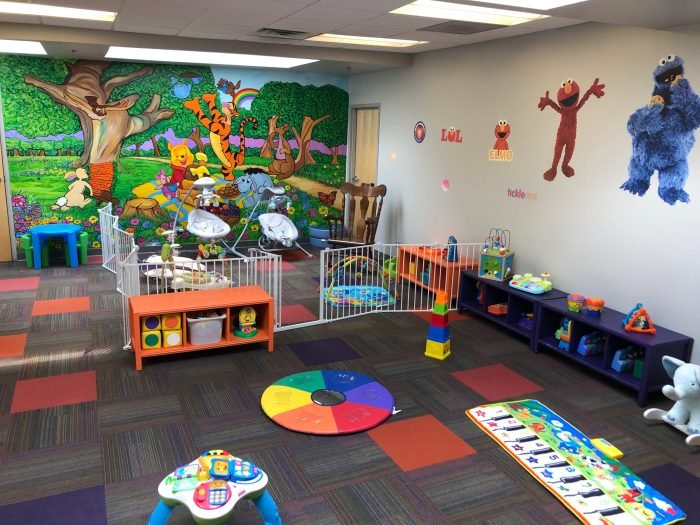 Fitness center near me with childcare