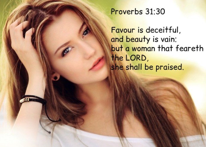 Beauty of a woman bible verse