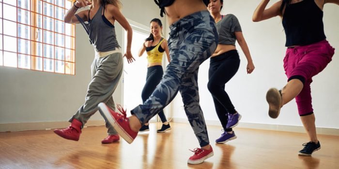 Aerobics exercise dance beginners