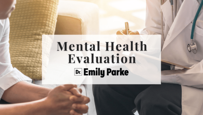 Mental health status exam