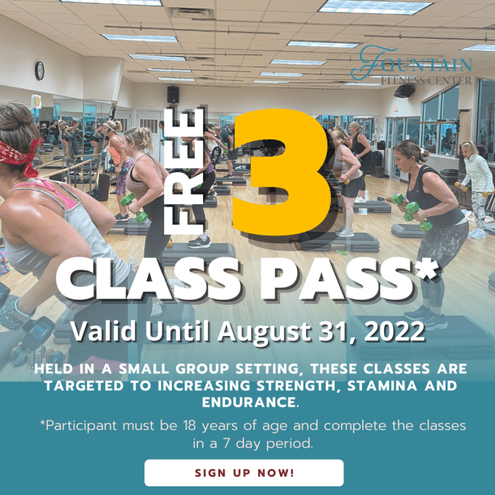 La fitness three day pass