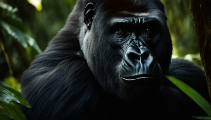 Mountain gorilla uganda rwanda trekking behavior characteristic physical
