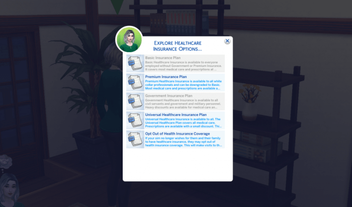 Health care redux sims 4