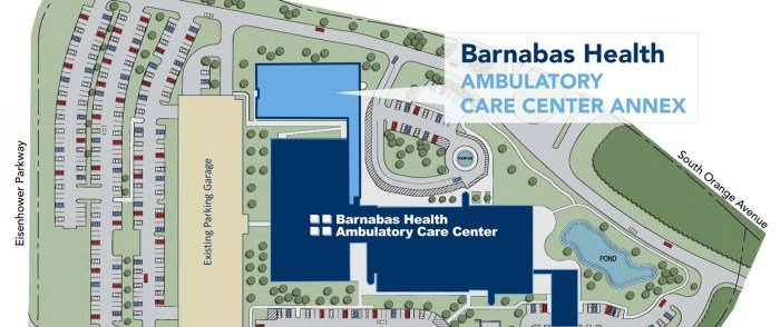 Barnabas ambulatory care health center annex facility rendina acc outpatient jersey medical